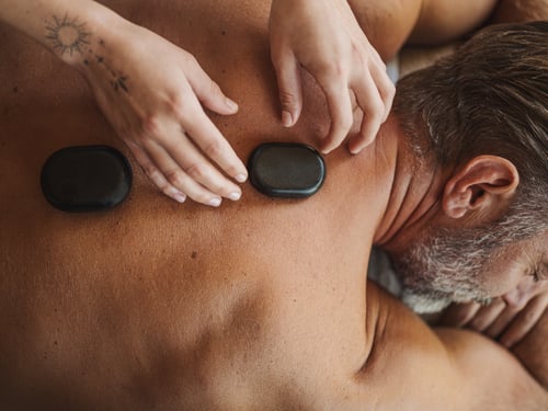 Gentle hands, hot baths
