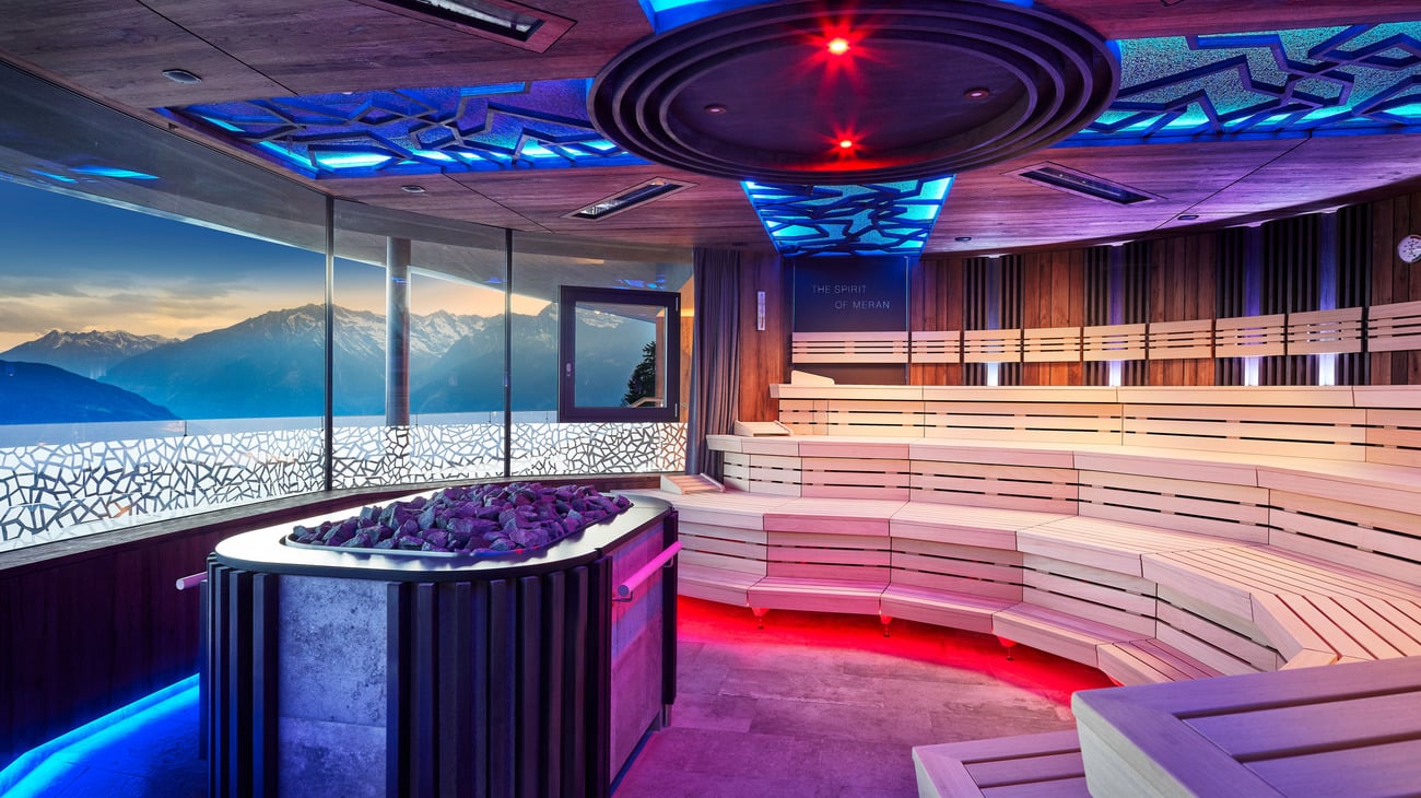 Wellnessluxus nach der Loipe