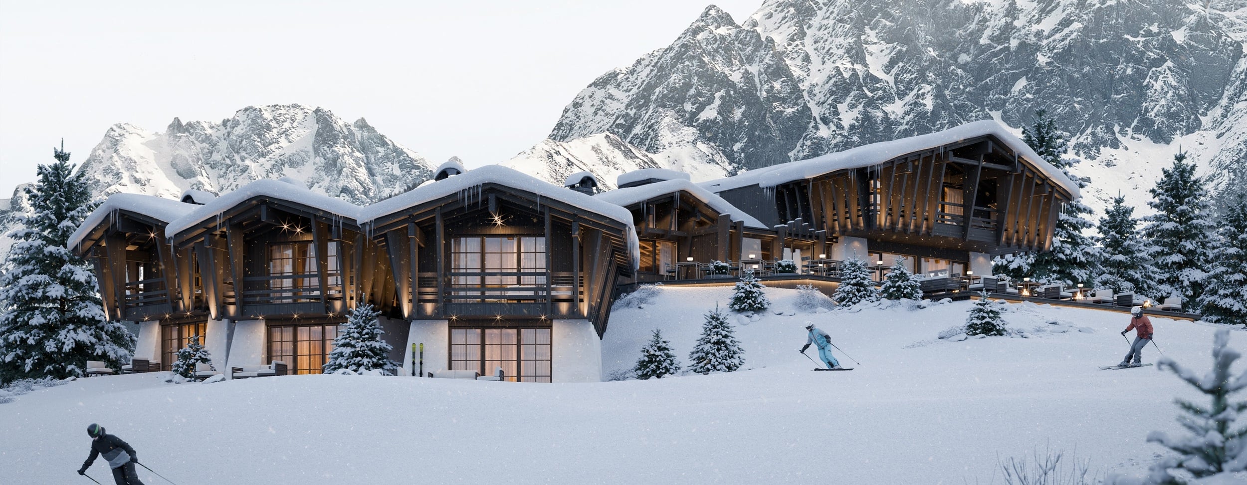 Auf der Skipiste zu Hause: Chalet Zuegg auf Meran 2000