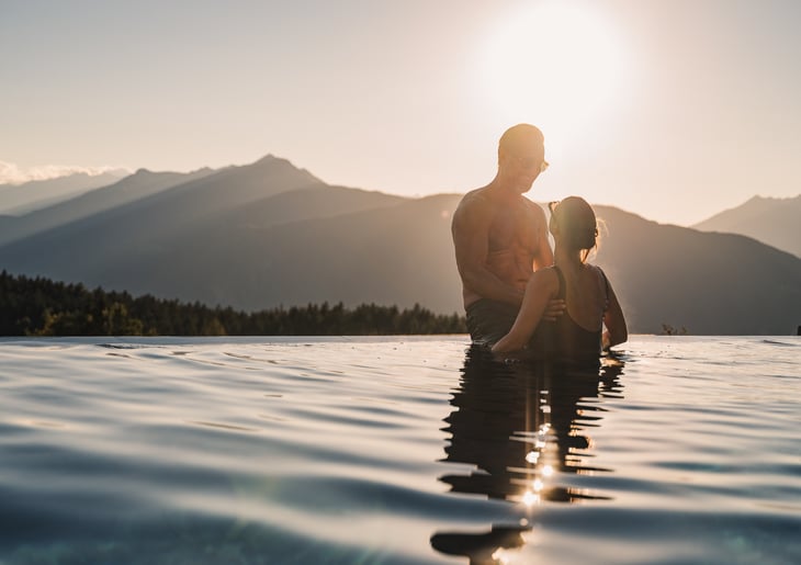 Garten Wellnesshotel Hafling Südtirol